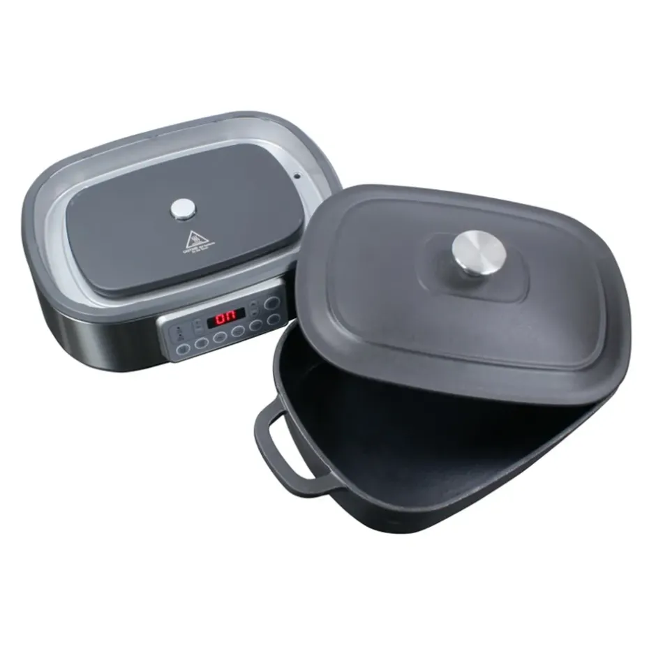 Wartmann Slowcooker / Multicooker | Braadpan*Multicooker / Slowcooker - Gietijzer - Zwart - 5,5l