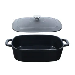 Wartmann Slowcooker / Multicooker | Braadpan*Multicooker / Slowcooker - Gietijzer - Zwart - 5,5l