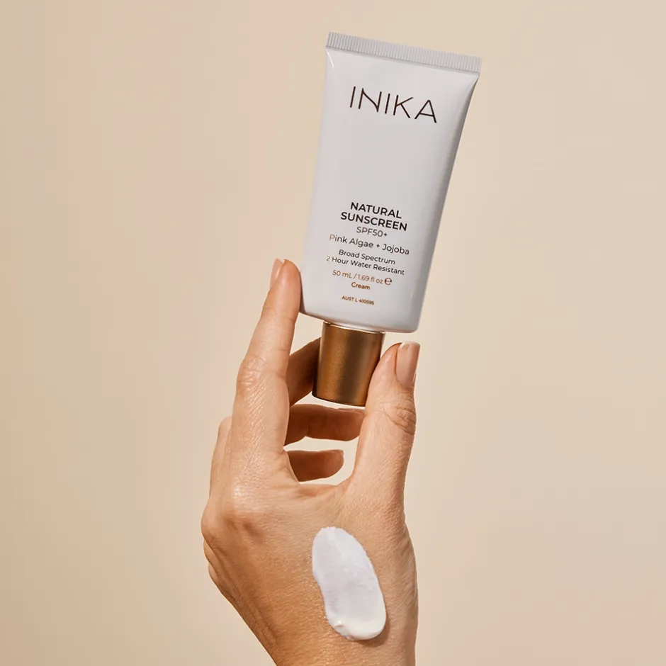 INIKA Zonnebrand | Zonbescherming*Natuurlijke Zonnebrandcrème SPF50+ - 50ml