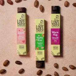 Lovechock Chocolade | Snacks*NUTTY KISS - Hazelnut - 40 g - BIO