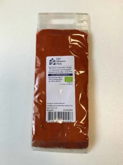 Het Blauwe Huis Kruiden & Specerijen*Paprikapoeder Gerookt - Mild - 30g - BIO