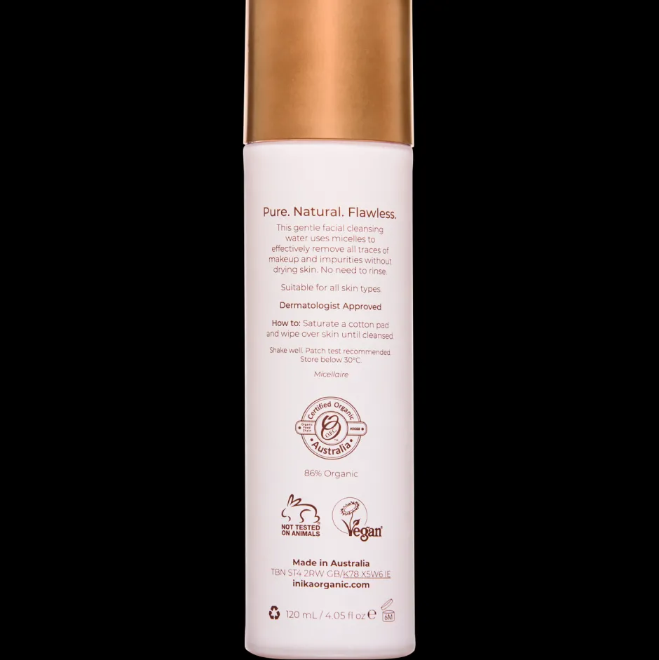 INIKA Rimpels | Reiniging*Phyto-Active Rosewater Micellar - 120ml - BIO