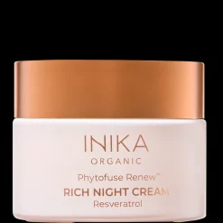 INIKA Rimpels | Dag- En Nachtcrème*Phytofuse Renew™ Rich Night Cream - BIO