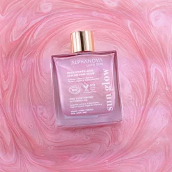 Alphanova Lichaamsverzorging*Pink Glow Glittering Oil - 50ml