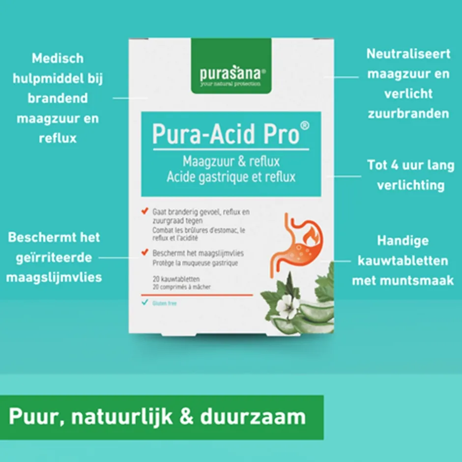 Purasana Overige Mineralen*Pura-Acid Pro - 20 tabletten
