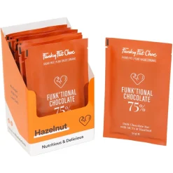 Funky Fat Choc Chocolade | Cacao*Pure Chocolade met Hazelnoot en MCT - BIO