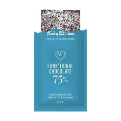 Funky Fat Choc Chocolade | Cacao*Pure Chocolade met Kokos en MCT - BIO