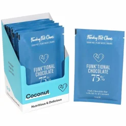 Funky Fat Choc Chocolade | Cacao*Pure Chocolade met Kokos en MCT - BIO