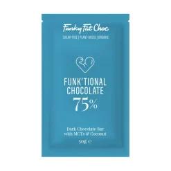 Funky Fat Choc Chocolade | Cacao*Pure Chocolade met Kokos en MCT - BIO
