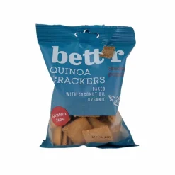 Bett'r Chips & Zoutjes | Crackers En Wafels*Quinoa Cracker Geroosterde Paprika BIO - 100g