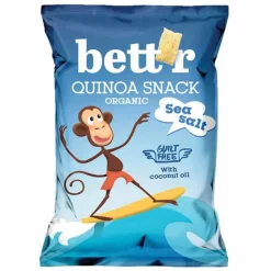 Bett'r Chips & Zoutjes*Quinoa Snack Zeezout - 50g - BIO