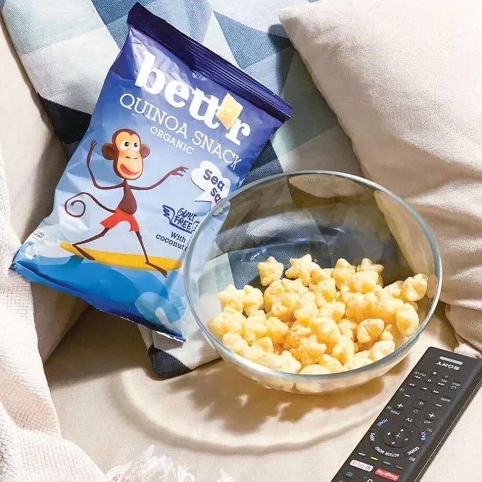 Bett'r Chips & Zoutjes*Quinoa Snack Zeezout - 50g - BIO