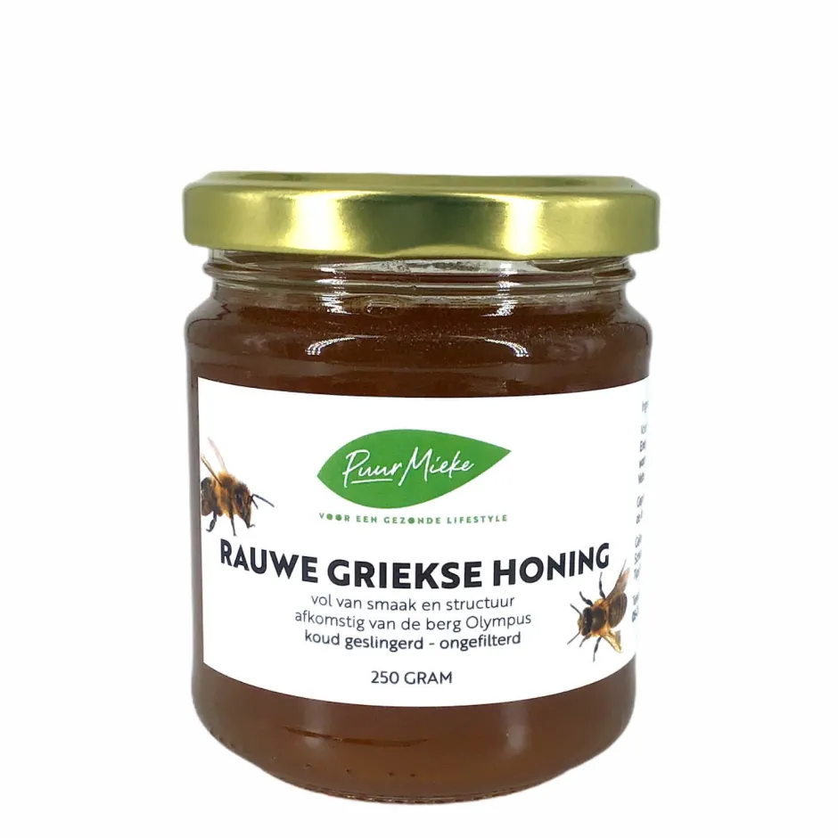 Puur Mieke Bijenproducten | Paleo Aip*Rauwe Griekse Honing - 250g