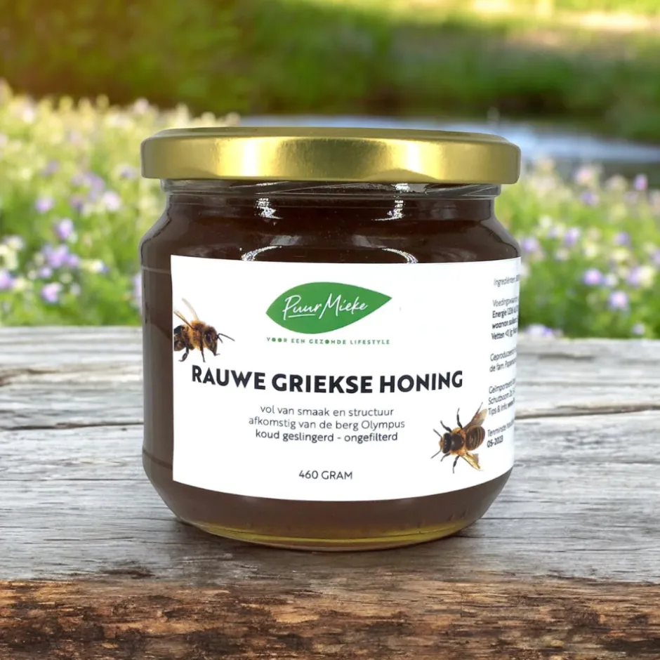 Puur Mieke Bijenproducten | Paleo Aip*Rauwe Griekse Honing - 460g