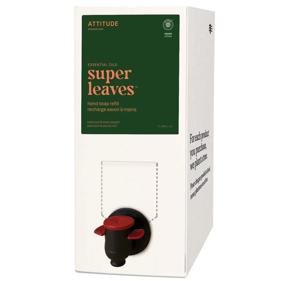ATTITUDE Hand- / Lichaamszeep*Refill - Handzeep - Patchoeli & Zwarte Peper - 2000ml