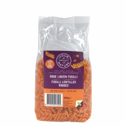 Your Organic Nature Pasta, Pizza En Noodles*Rode Linzen Pasta Fusilli 250g - BIO