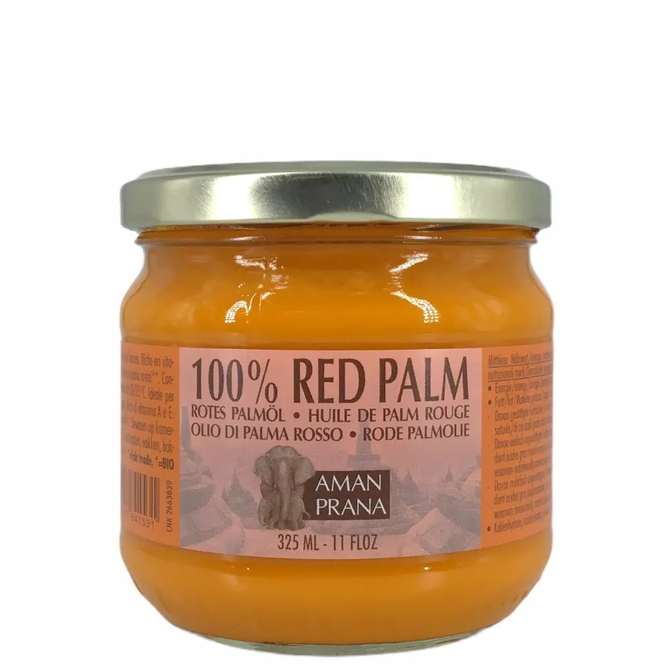 Amanprana Paleo Aip | Overige Oliën*100% Rode Palmolie - 325ml - BIO