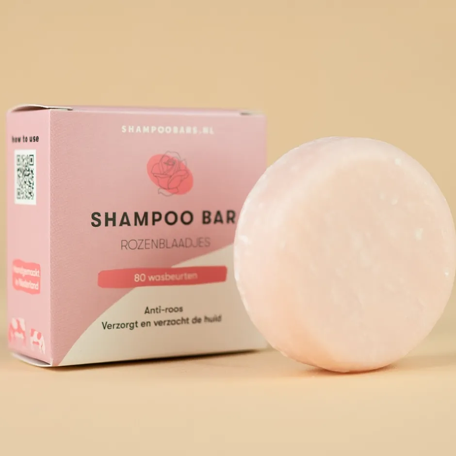 Shampoo Bars Haarverzorging/Shampoo En Conditioner | Shampoo Bars*Rozenblaadjes - Anti-roos - 60g
