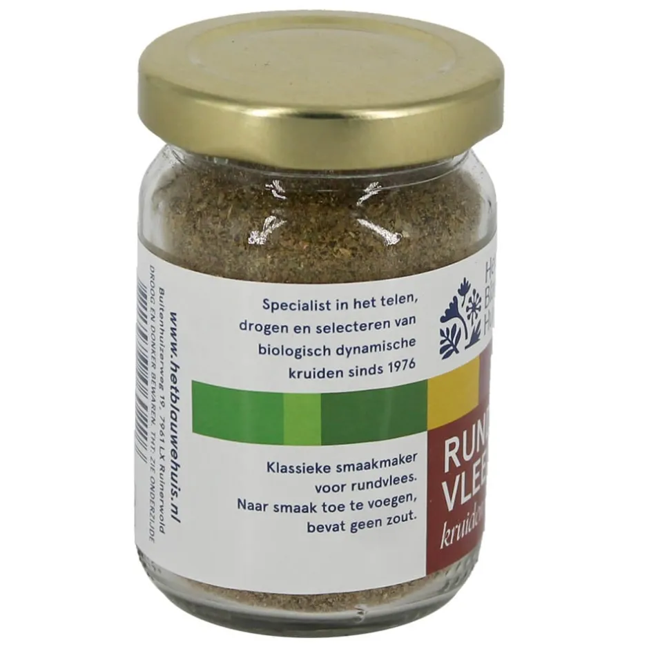 Het Blauwe Huis Kruidenmix*Rundvlees Kruiden - 30g - BIO