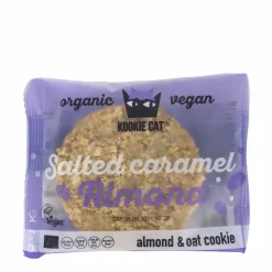 Kookie Cat Koekjes*Salted Caramel en Almond Koek - 50g - BIO