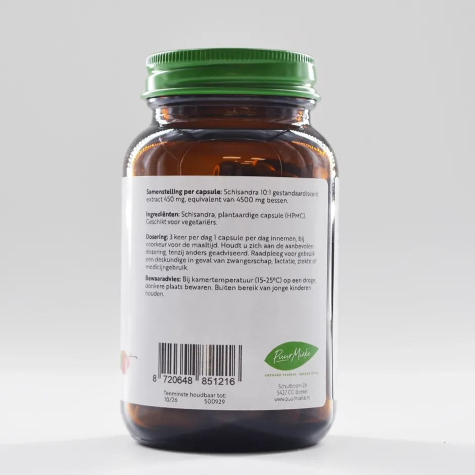 Puur Mieke Weerstand | Specials*Schisandra - 450mg - 90 caps