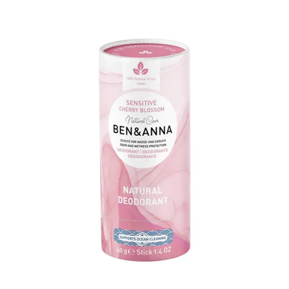 Ben & Anna Deodorant | Deodorant*Sensitive Deodorant Stick - Cherry Blossom - 40g