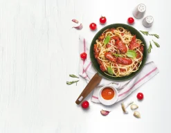 Natura Induction Hapjespan Zonder Teflon*Serveer-/hapjespan 28cm met 2 grepen - VegeTek