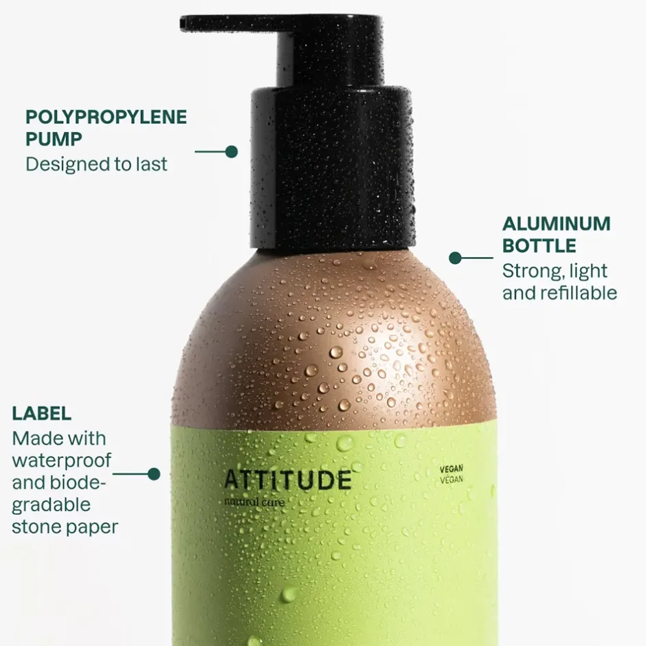 ATTITUDE Haarverzorging/Shampoo En Conditioner | Lichaamsverzorging/Douche En Bad*Shampoo & Bodywash 2 in 1 - Bergamot & Ylang Ylang - 473ml