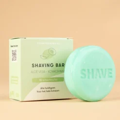 Shampoo Bars Lichaamsverzorging/Scheren | Scheerzeep*Shaving Bar Aloë Vera - 60g