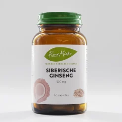 Puur Mieke Stress | Immuunsysteem*Siberische Ginseng - 500mg - 60 caps