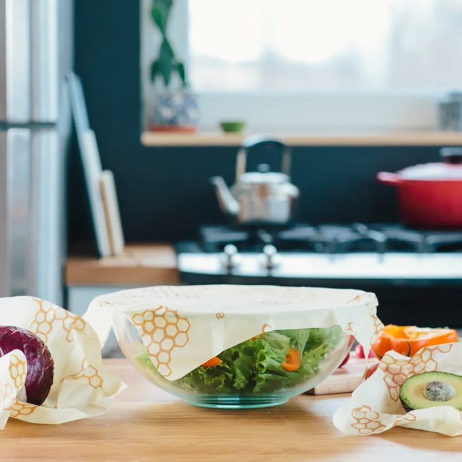 Bee's Wrap Wax Wraps En Katoenen Zakjes | Bewaren En Meenemen*Starter Set Wraps - S/M/L - 3-pack