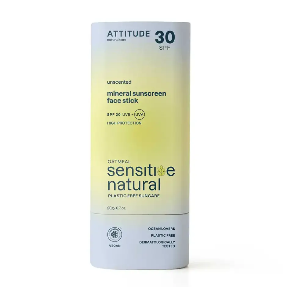 ATTITUDE Zonbescherming*Sunly Zonnebrandstick Gezicht SPF30 - Sensitive - 20g