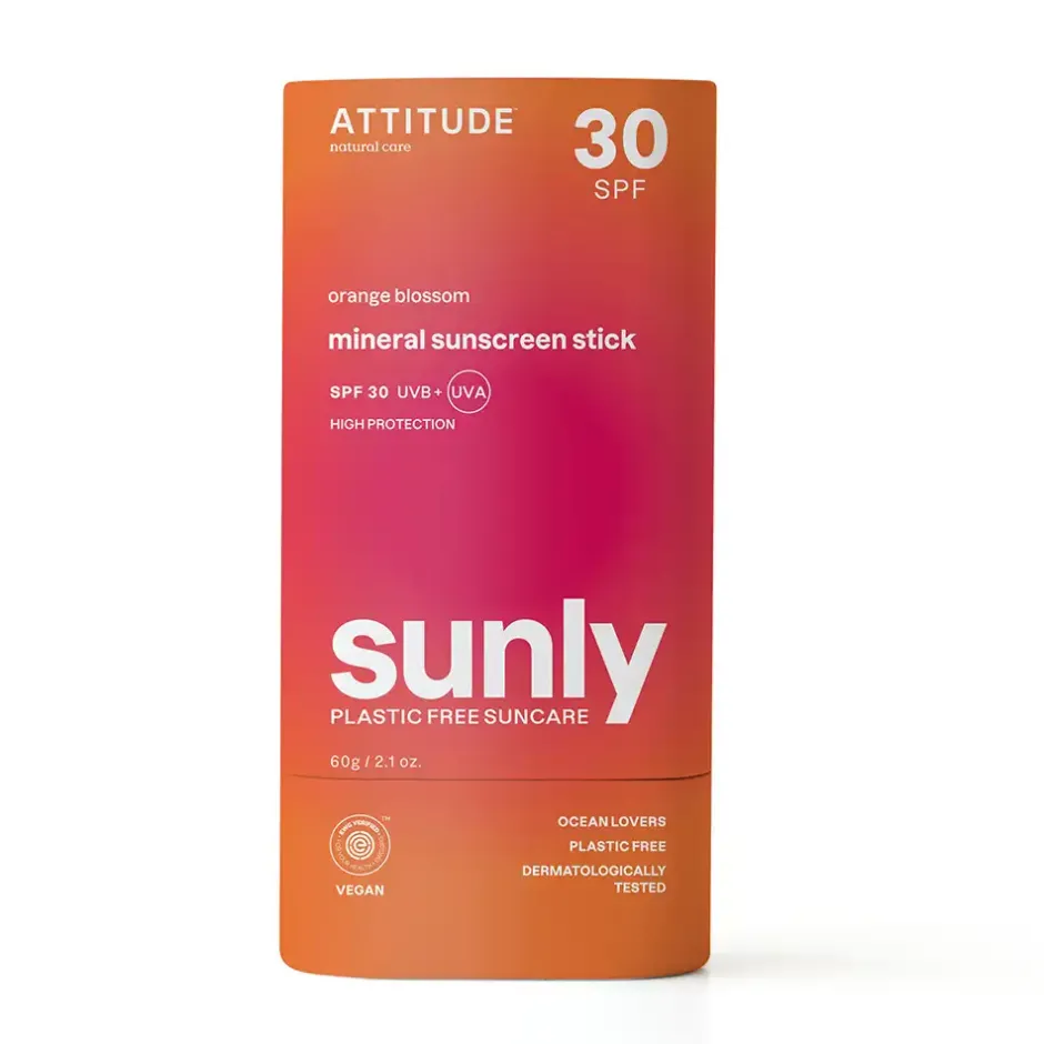 ATTITUDE Zonnebrand*Sunly Zonnebrandstick SPF30 - Oranjebloesem - 60g