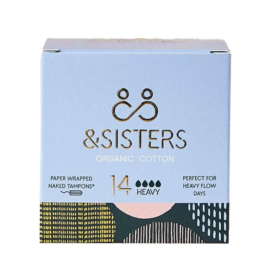 &SISTERS Intieme Verzorging/Tampons | Tampons*Tampons 100% BIO - Heavy - 14 stuks