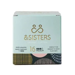 &SISTERS Intieme Verzorging/Tampons | Tampons*Tampons 100% BIO - Medium - 16 stuks