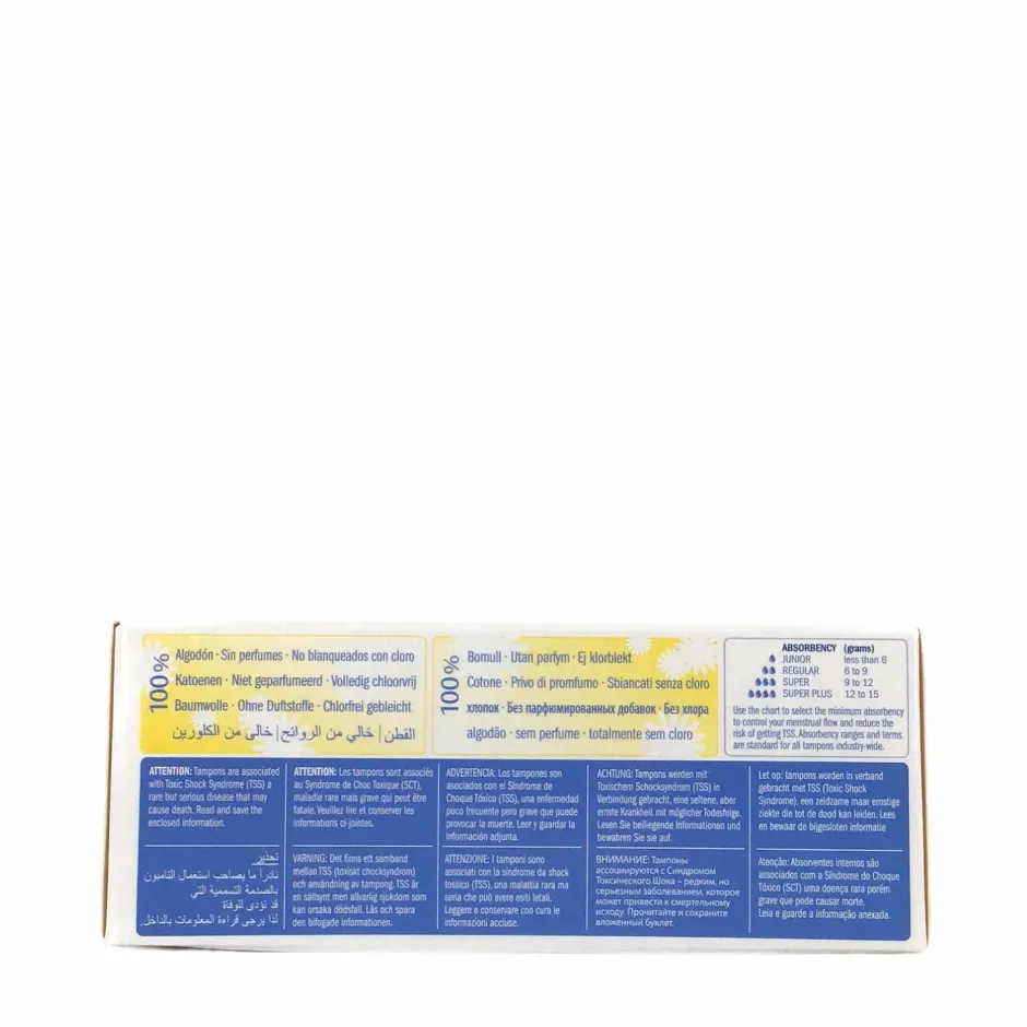 Natracare Intieme Verzorging/Tampons | Tampons*Tampons Katoen Normaal - BIO