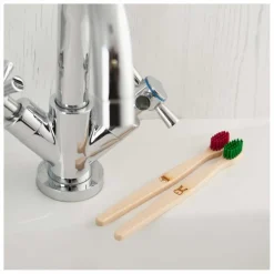 ecoLiving Baby & Kind | Mondverzorging/Tandenborstel*Tandenborstel voor Kinderen - Konijn - Rood