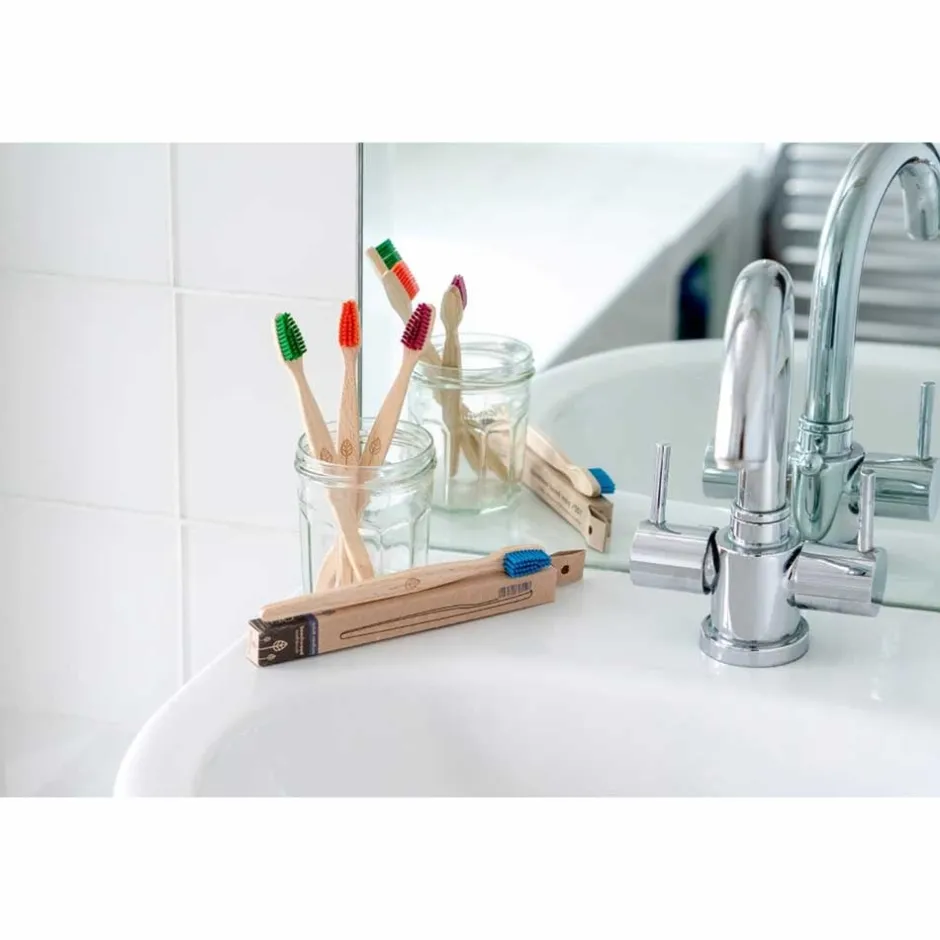 ecoLiving Mondverzorging/Tandenborstel | Tandenborstels*Tandenborstel voor Volwassenen - Groen