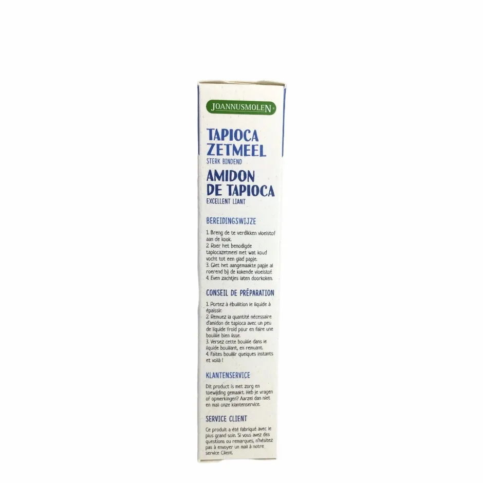 Joannusmolen Paleo Aip | Glutenvrij Meel*Tapiocazetmeel 250g - BIO