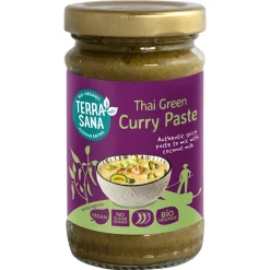 Terrasana Ketchup En Curry | Kruidenmix*Thaise Groene Currypasta - 120g - BIO