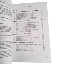 Edwin Selij Informatieve Boeken*The Three Minute Reset – Zelfhulpboek over Angst & Onzekerheid