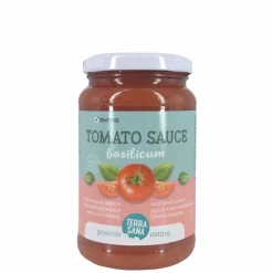 Terrasana Conserven (in Glas) | Tomatensaus*Tomatensaus met basilicum - 340g - BIO