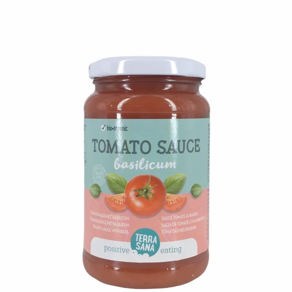 Terrasana Conserven (in Glas) | Tomatensaus*Tomatensaus met basilicum - 340g - BIO