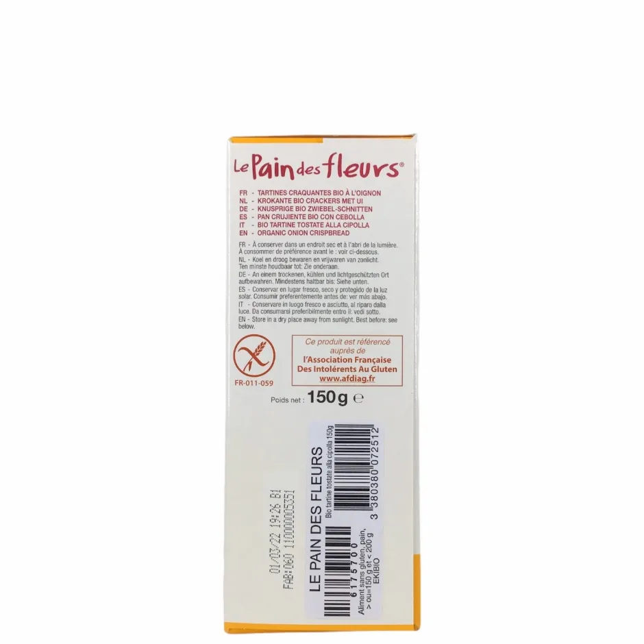Le Pain des Fleurs Crackers En Wafels*Ui Crispbread - 150g - BIO