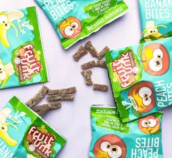 Fruitfunk Snoepjes*Uitdeelzak Mix Banaan en Perzik - (10st) 100g
