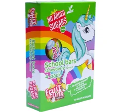 Fruitfunk Snoepjes | Repen*Unicorn Schoolbars Aardbei - (4st) 80g