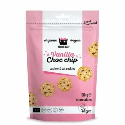 Kookie Cat Koekjes | Chocolade*Vanille en Chocolate Chip Koekjes 100g - BIO