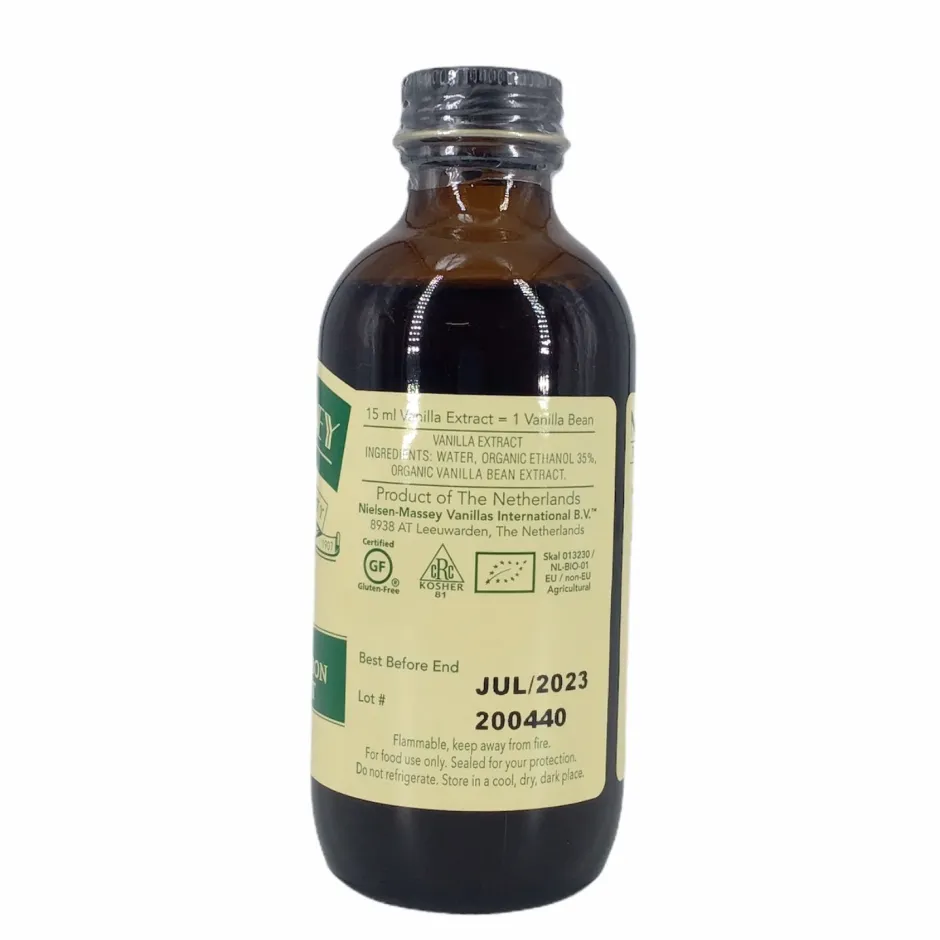 Nielsen Massey Kruiden / Extracten*Vanille Extract (Glas) - 118ml - BIO