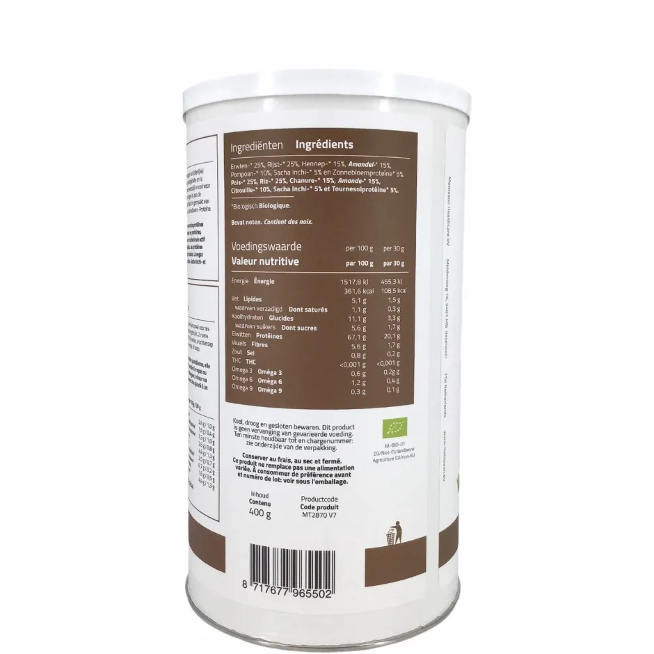 Mattisson Spieren | Proteïne Poeders*Vegan Protein Blend - 400g - BIO