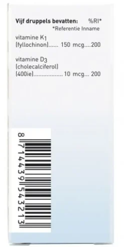 Orthica Botten & Gewrichten | Baby & Kind*Vitamine K1 & D3 Oliedruppels - 10ml
